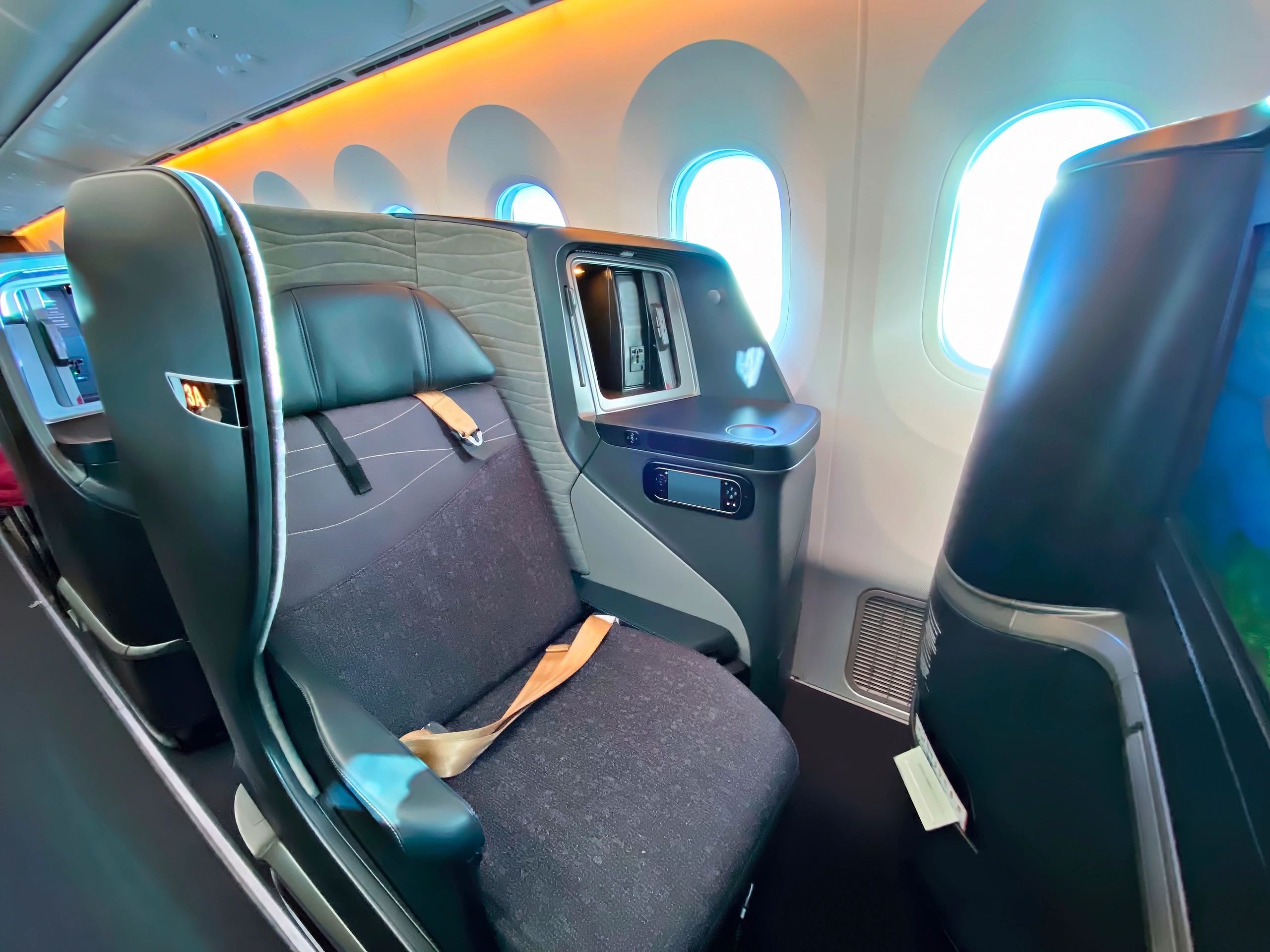 Premium aircraft seating interior