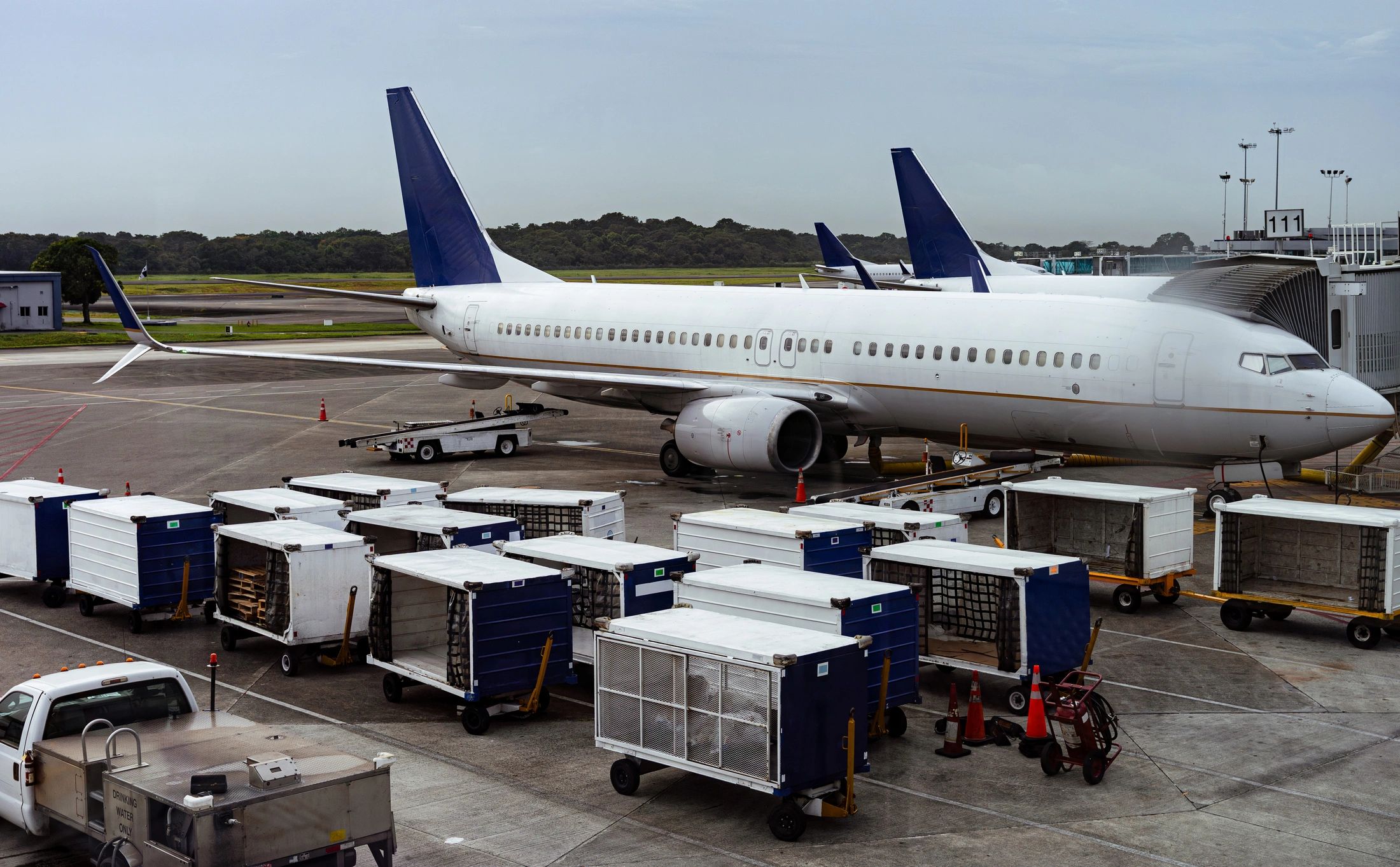 Aircraft at airport illustrating charter access and logistics